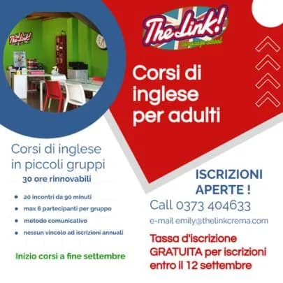 CORSI DI GRUPPO PER ADULTI: ISCRIZIONI APERTE — immagine originale