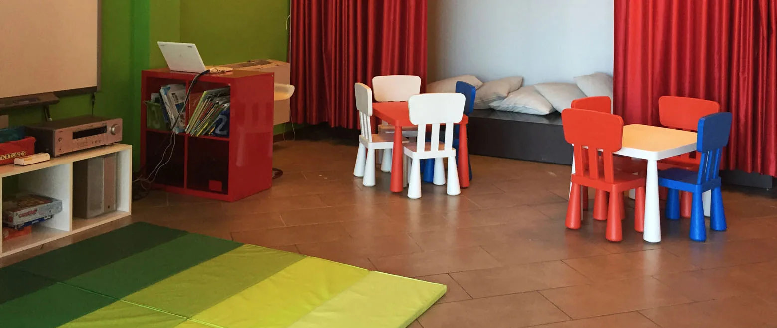 Spazi della scuola The Link dedicati ai bambini