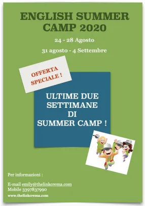 SUMMER CAMP SPECIAL OFFER! — immagine originale