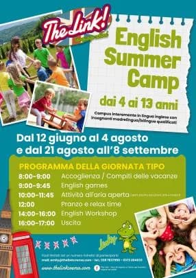 English SUMMER CAMP 4-13 anni:iscrizioni aperte! — immagine originale