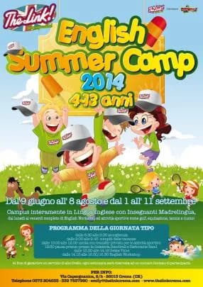 English Summer 2014! 4-13 anni — immagine originale