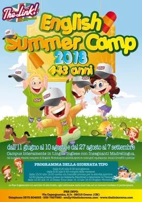 ENGLISH SUMMER CAMP 2018! 4-13 anni — immagine originale