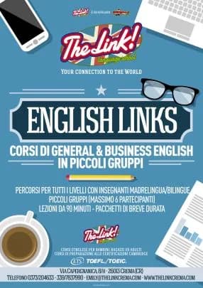 Corsi di Gruppo English Links: ISCRIZIONI APERTE ! — immagine originale